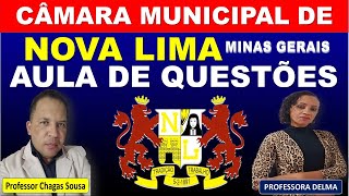 25 QUESTÕES PARA CÂMARA MUNICIPAL DE NOVA LIMAMGProfessores Delma e Chagas [upl. by Oicnerual]