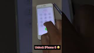 Unlock iPhone 6 Password shorts short ytshorts [upl. by Lettie787]