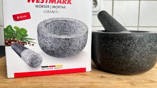 The Best Granate mortar Mörser from Westmark best small natural mortar in 2024 [upl. by Oakes]