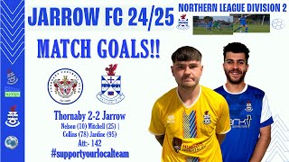 Thornaby 22 Jarrow Match Goals 140924 [upl. by Parette314]