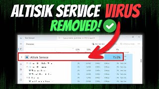 How to remove Altisik Service Virus from your PC [upl. by Brianne]