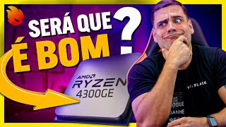 Ryzen 3 4300GE Será que é Bom Mesmo Coloquei uma RTX 3060 GARGALOU [upl. by Thebazile]