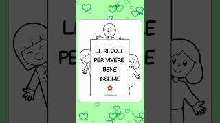 📝 REGOLE PER VIVERE BENE INSIEME IN CLASSE  DA COLORARE Scarica il PDF regole scuolaprimaria [upl. by Condon]