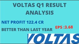 VOLTAS Q1 RESULTS  VOLTAS RESULT  VOLTAS RESULT BY ASPIRE2SUCCESS [upl. by Tjader]