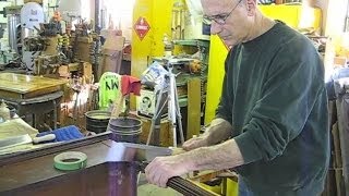 Repairing an Antique Desks Broken Leg  Thomas Johnson Antique Furniture Restoration [upl. by Nodgnal]