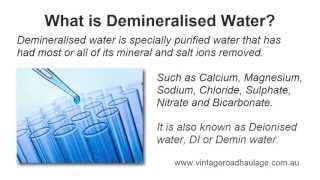 What is Demineralised Water Is it Different to Distilled Water [upl. by Wycoff]