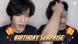 Stell Birthday Surprise  Reaction Video Prank [upl. by Freberg]