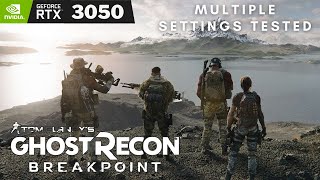 Tom Clancys Ghost Recon Breakpoint  RTX 3050 Multiple Settings  MSI GF63 Thin [upl. by Aiam]