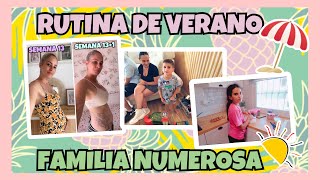 RUTINA DE VERANO 🏖️ FAMILIA NUMEROSA [upl. by March]