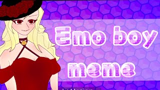 emo boy   meme   gacha club [upl. by Niboc]