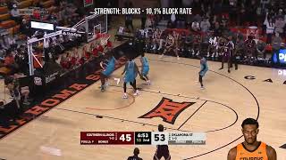 Moussa Cisse  Rim finishing big  Oklahoma State  202223 Transfer Portal Highlights [upl. by Valina]