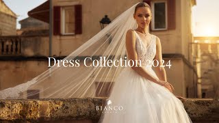 Discover the Glamour Sneak Peek of Bianco Evento Wedding Collection 2024 [upl. by Huskamp]