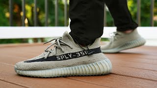 The BEST New YEEZY Adidas YEEZY 350 V2 Granite REVIEW [upl. by Inihor]