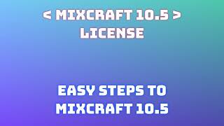 Mixcraft 107 2024 PC Installation Guide [upl. by Alilad]