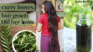 quotDIY Curry Leaves Hair Growth Oil for Long Luscious Hair  Natural Hair Care Tipsquot youtube [upl. by Eirrek226]