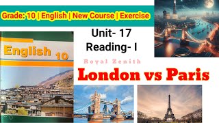 Class 10 English  Unit17 ReadingII  London vs Paris  Exercise [upl. by Doughty]