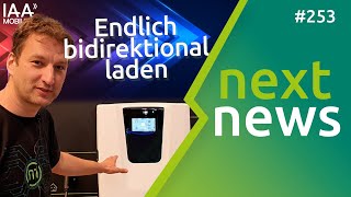 nextnews Bidirektionales Laden neue Förderung IAAHighlights TeslaRabatte ZulassungsRallye [upl. by Oelc]