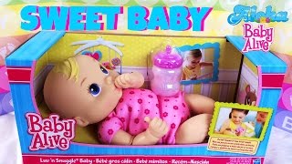 Baby Alive Luvn Snuggle Baby Unboxing and Changing in to Cozy PJs🎀👶🏼🍼😊 [upl. by Drof127]