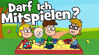 ♪ ♪ Kinderlied Mitmachlied  Darf ich mitspielen  Hurra Kinderlieder  Spiel mit  Mitspielsong [upl. by Amsirahc]