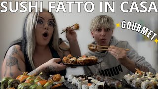 SUSHI PERFETTO FATTO IN CASA  CHIARA E MILENA GOURMET [upl. by Nylirrej]