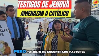 Católico amenazado por grupo de TESTIGOS DE JEHOVÁ [upl. by Kcirdorb]