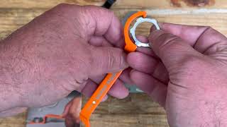 How to use the Klein Lock Nut Wrench 50900R [upl. by Ulysses]