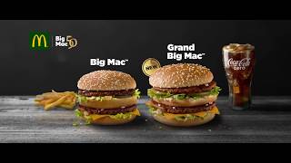 BIG MAC 50th Anniversary at McDonalds [upl. by Lazaruk]