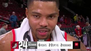 Kent Bazemore after win vs Hawks quotI stayed readyquot  November 10 2019 [upl. by Ieluuk]