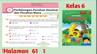 Jawaban matematika kelas 6 halaman 61  Latihan bab 3  Kurikulum merdeka vol1 GUcilchaNEL1964 [upl. by Waddington]