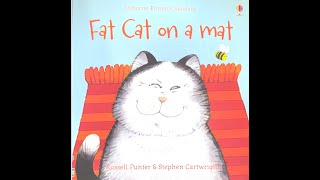 Fun Phonics ReadAloud quotFat Cat on a Matquot  Learn Rhyming Words amp Letter Sounds [upl. by Waal]