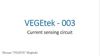 Current sensing circuit [upl. by Vergil]