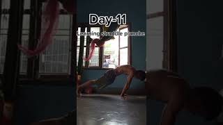 Straddle planche progress💪 day11calisthenicsshorts calisthenicsworkout plancheprogression [upl. by Nosnev]