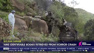 SAs Road Carnage  Nine identifiable bodies retrieved from Limpopo horror crash [upl. by Julissa]