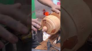 so cute woodturning wood woodturner automobile woodturnerlathe diy carpentry [upl. by Aerdnahs452]