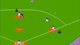 RBI Baseball  NES  Bunt Inside The Park Homerun With Pitcher No BS [upl. by Amri]