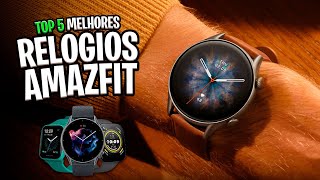 Qual RELÓGIO AMAZFIT comprar em 2024 5 Melhores Smartwatch ✅ [upl. by Heffron101]