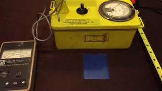 Victoreen CDV7006B Geiger Counter Check Source Rad Survey [upl. by Omari]