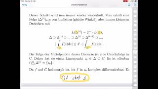 Funkth23 K52 Cauchyscher Integralsatz [upl. by Anurag]