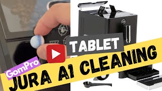 Jura A1 coffee machine how to clean up tablet [upl. by Jonna]