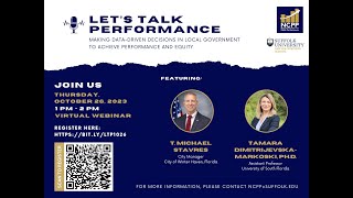 Let’s Talk Performance Making DataDriven Decisions in Local Get to Achieve Performance and Equity [upl. by Ara]