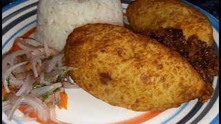 PAPA RELLENA DE CARNE AL ESTILO PERUANO  DELICIOSAS [upl. by Noit786]