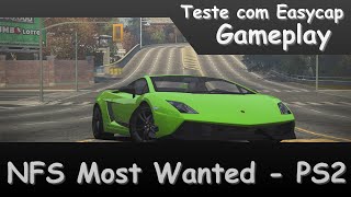 NFS Most Wanted PS2 Teste Easycap  Gameplay [upl. by Enortna]