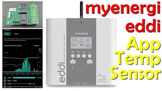 MyEnergi Eddi Temperature Sensor How does it work in the app [upl. by Eisen325]