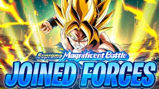 NO ITEMS JOINED FORCES MISSION VS SSJ GOKU SUPREME MAGNIFICENT BATTLE DBZ Dokkan Battle [upl. by Gievlos]