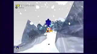 Sonic Adventure Ice Cap snowboarding set to “Noots” by Sum 41 from Fantastic Four [upl. by Hsakaa]