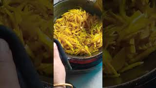 Alu vaji asmr food asmrfood curry foodvideos recipe viral shorts [upl. by Carthy383]