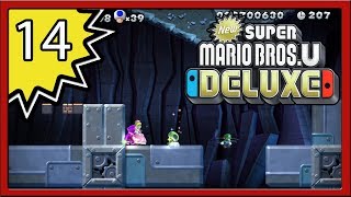 New Super Mario Bros U Deluxe  Part 14 4Player [upl. by Weisburgh520]