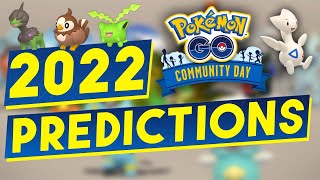 My 2022 COMMUNITY DAY PREDICTIONS For POKEMON GO amp Their Moves [upl. by Durand]