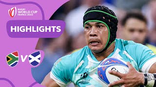 Springboks SUBLIME against Scots  South Africa v Scotland  Rugby World Cup 2023 Highlights [upl. by Origra]