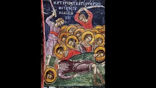 Daily Vespers 33 Martyrs of Melitene Wed Nov 6 2024 [upl. by Nur]